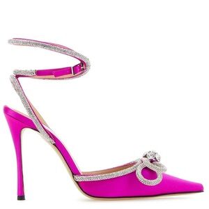 Elegant MACH & MACH Hot Pink Stilettos
